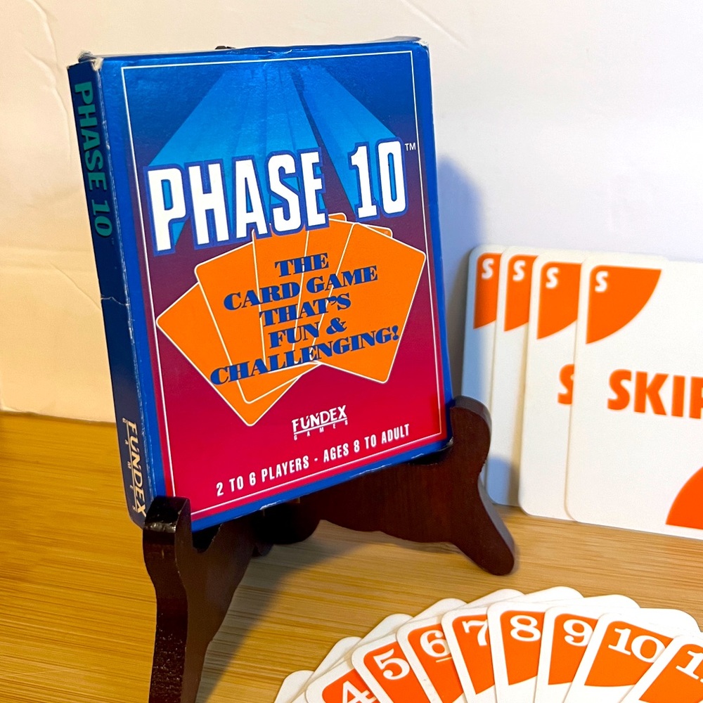 Vintage 1992 phase 10 card game